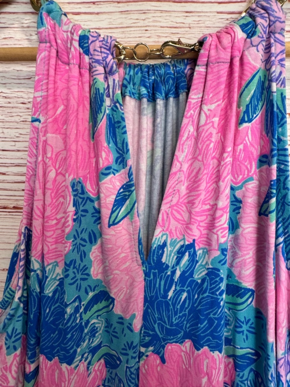 Lilly Pulitzer Bingham Halter Midi Dress in Multi Beach House Blooms Sz M - Picture 12 of 16
